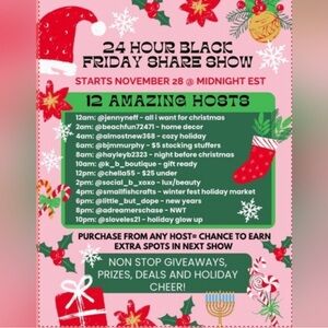 24 HOUR BLACK FRIDAY SHARE SHOW